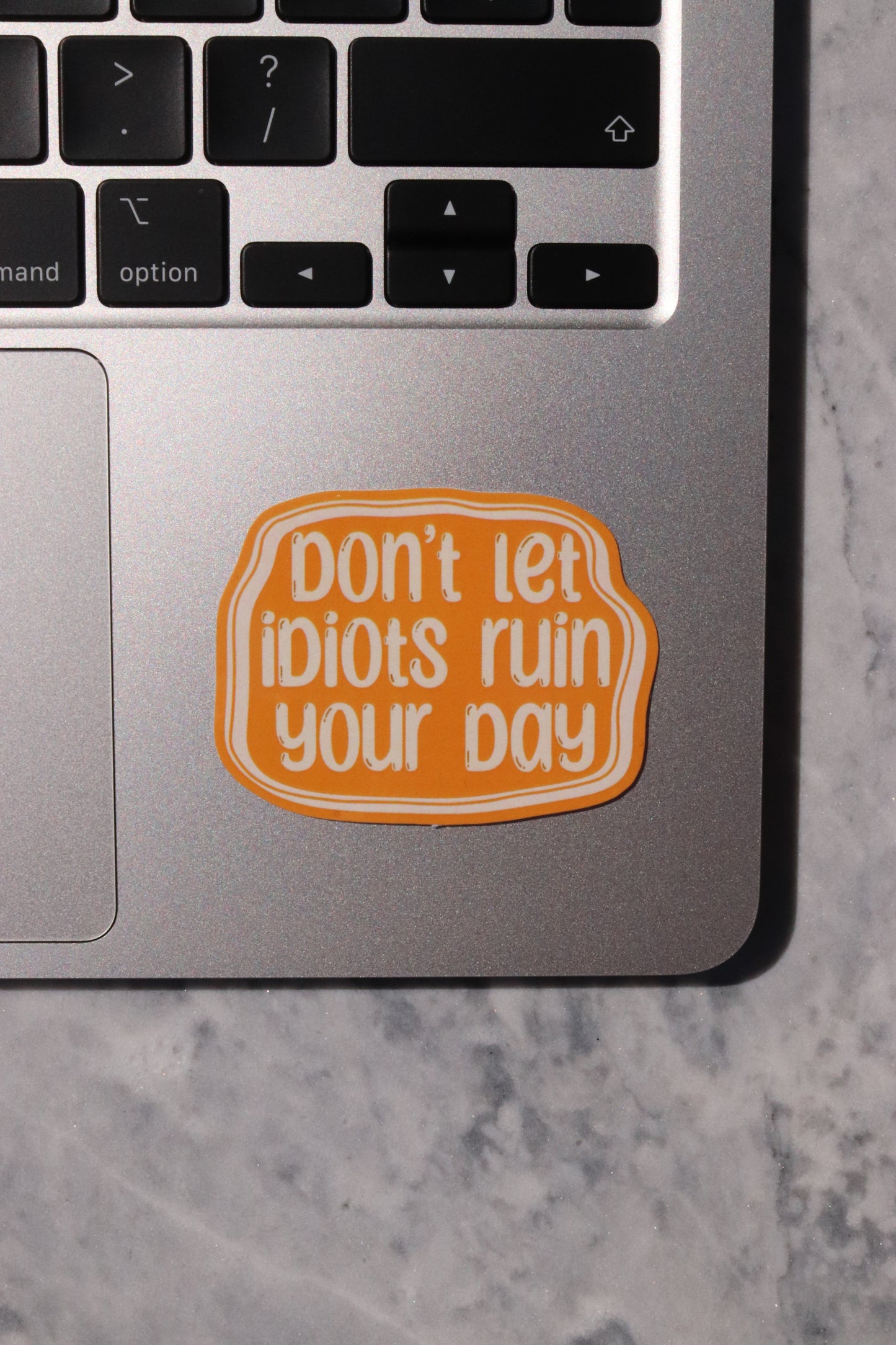 Don't Let Idiots Ruin Your Day Sticker