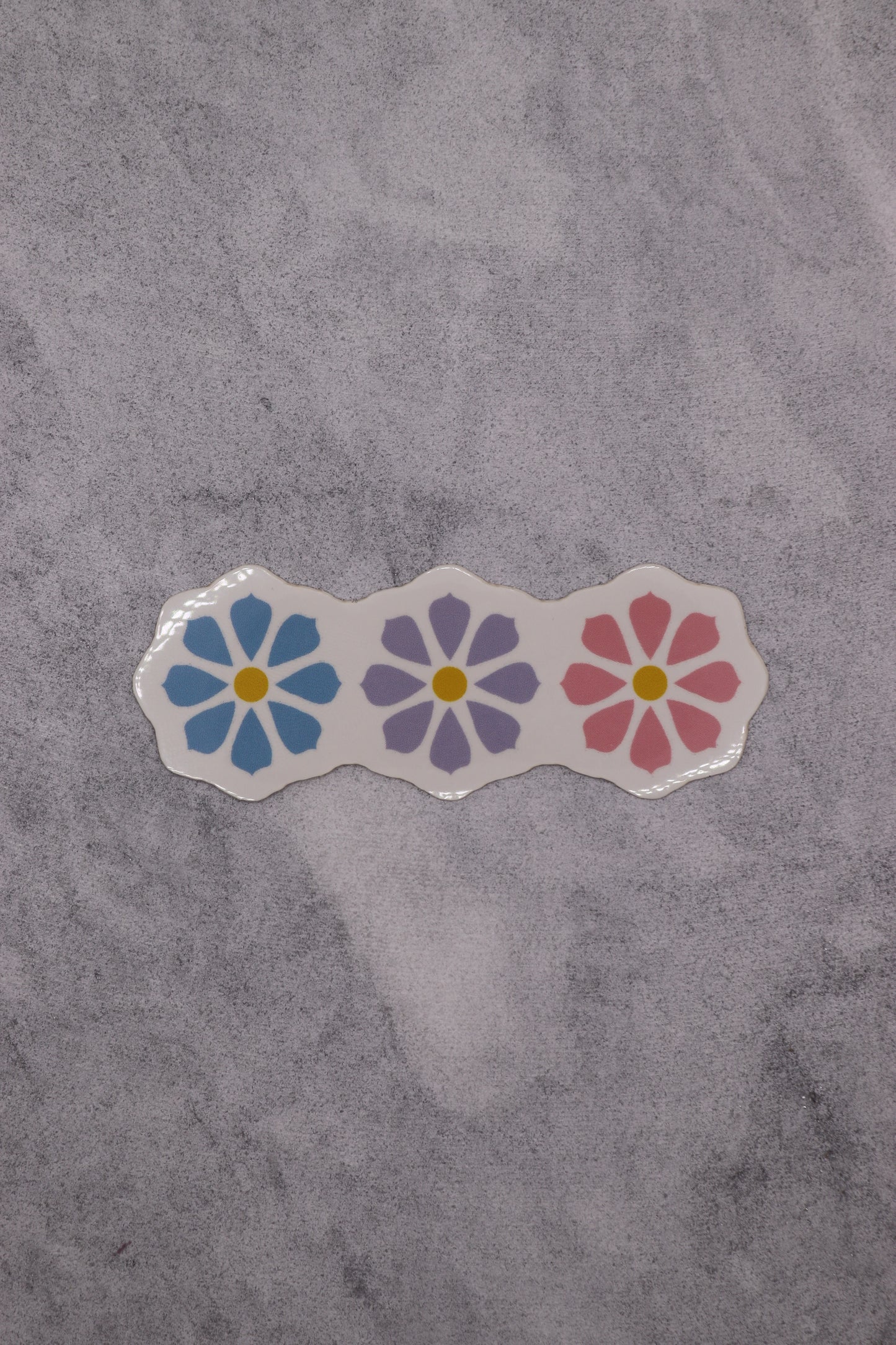 Pastel 3 Flower Sticker