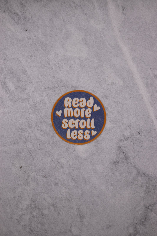 Read More Scroll Less Sticker