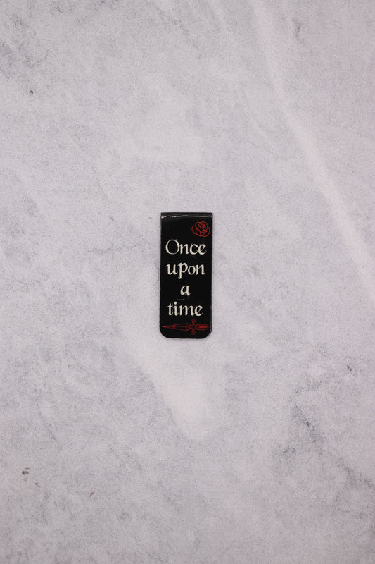 Dark Once Upon a Time Magnetic Bookmark
