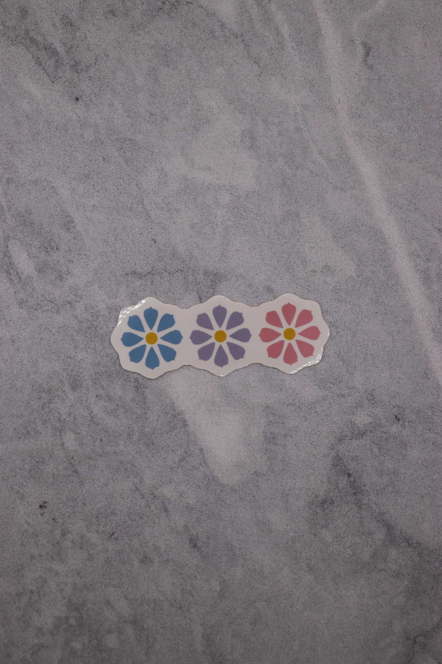 Pastel 3 Flower Sticker