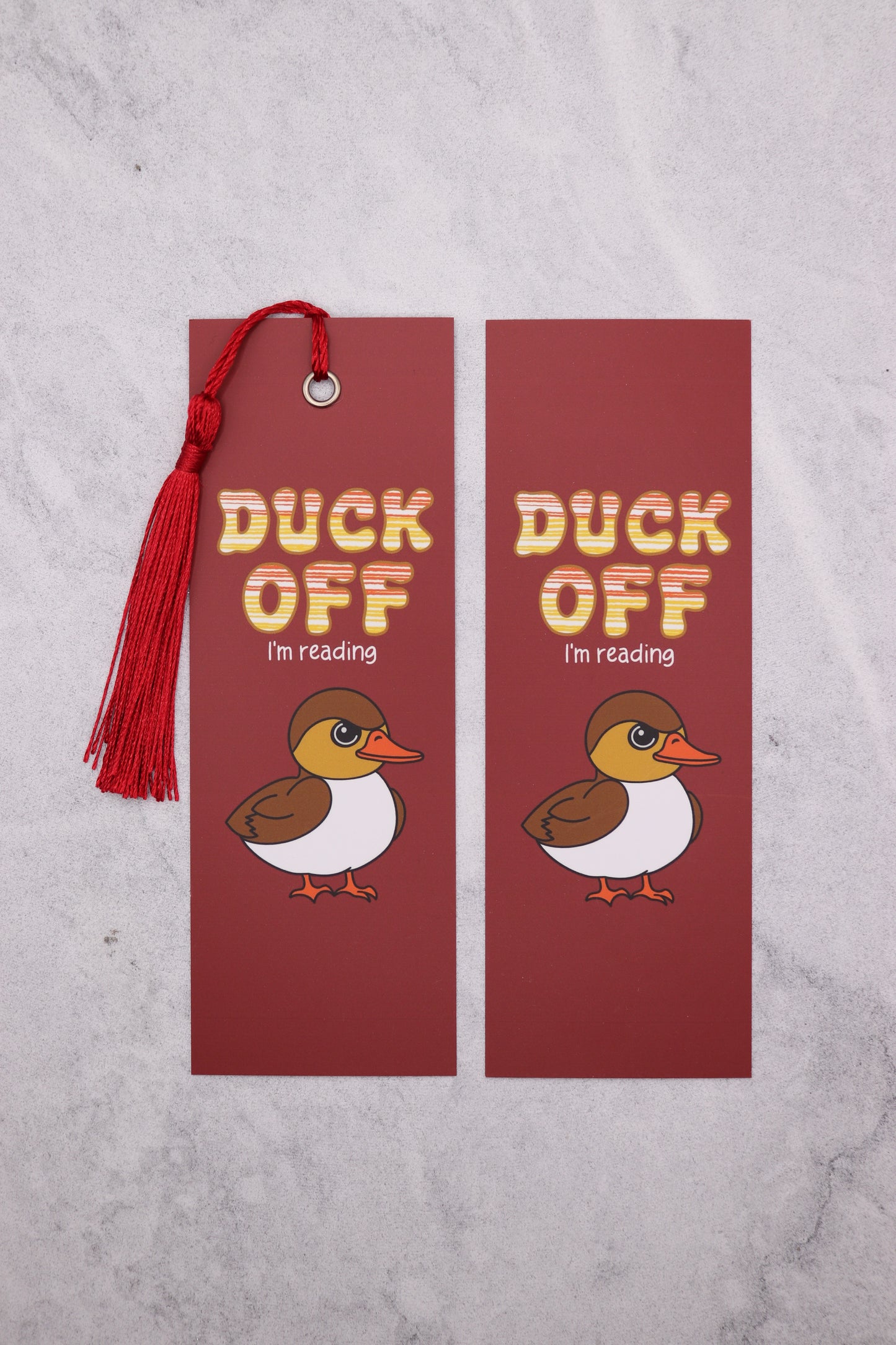 Duck Off, I'm Reading Bookmark