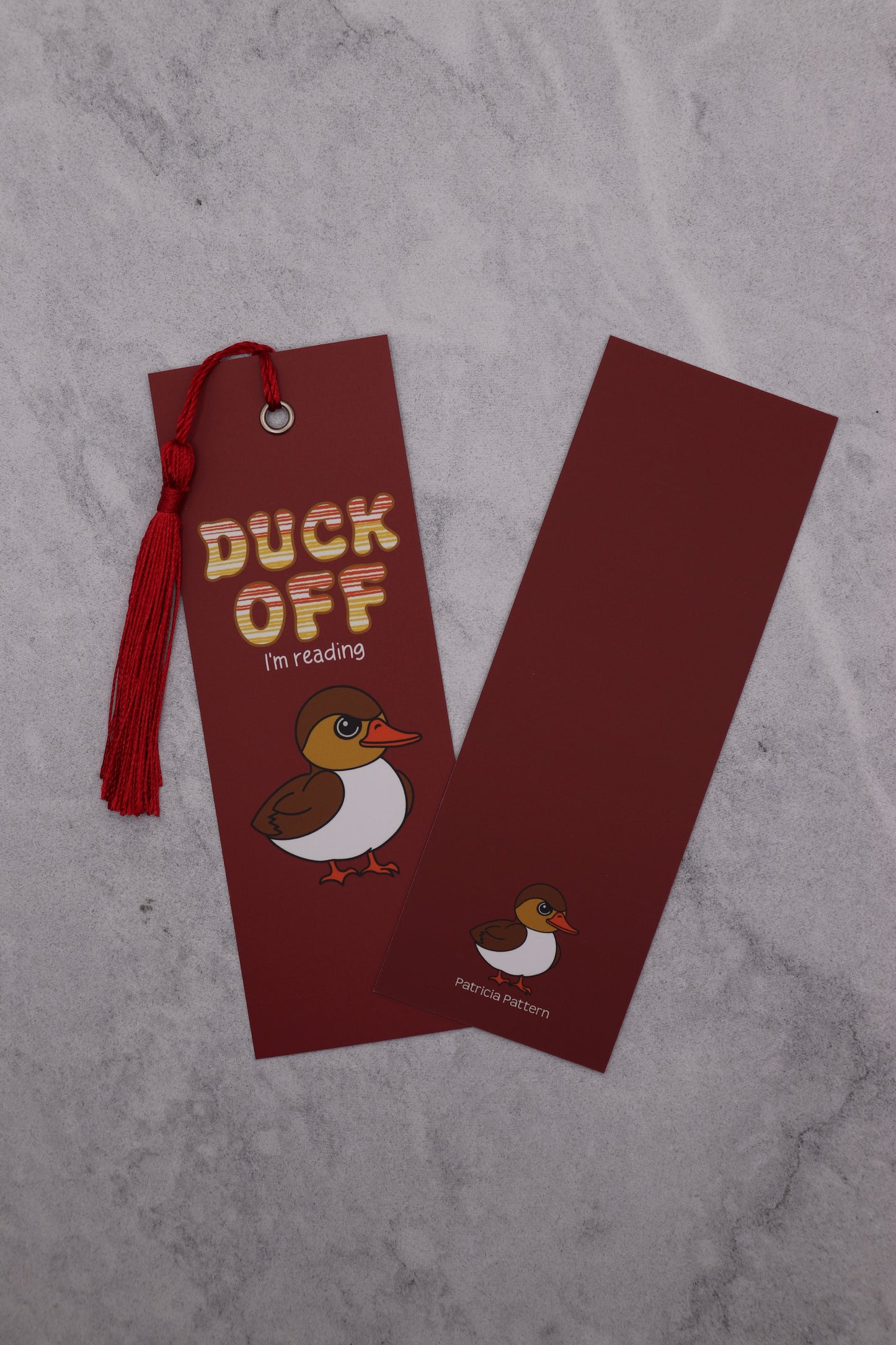 Duck Off, I'm Reading Bookmark