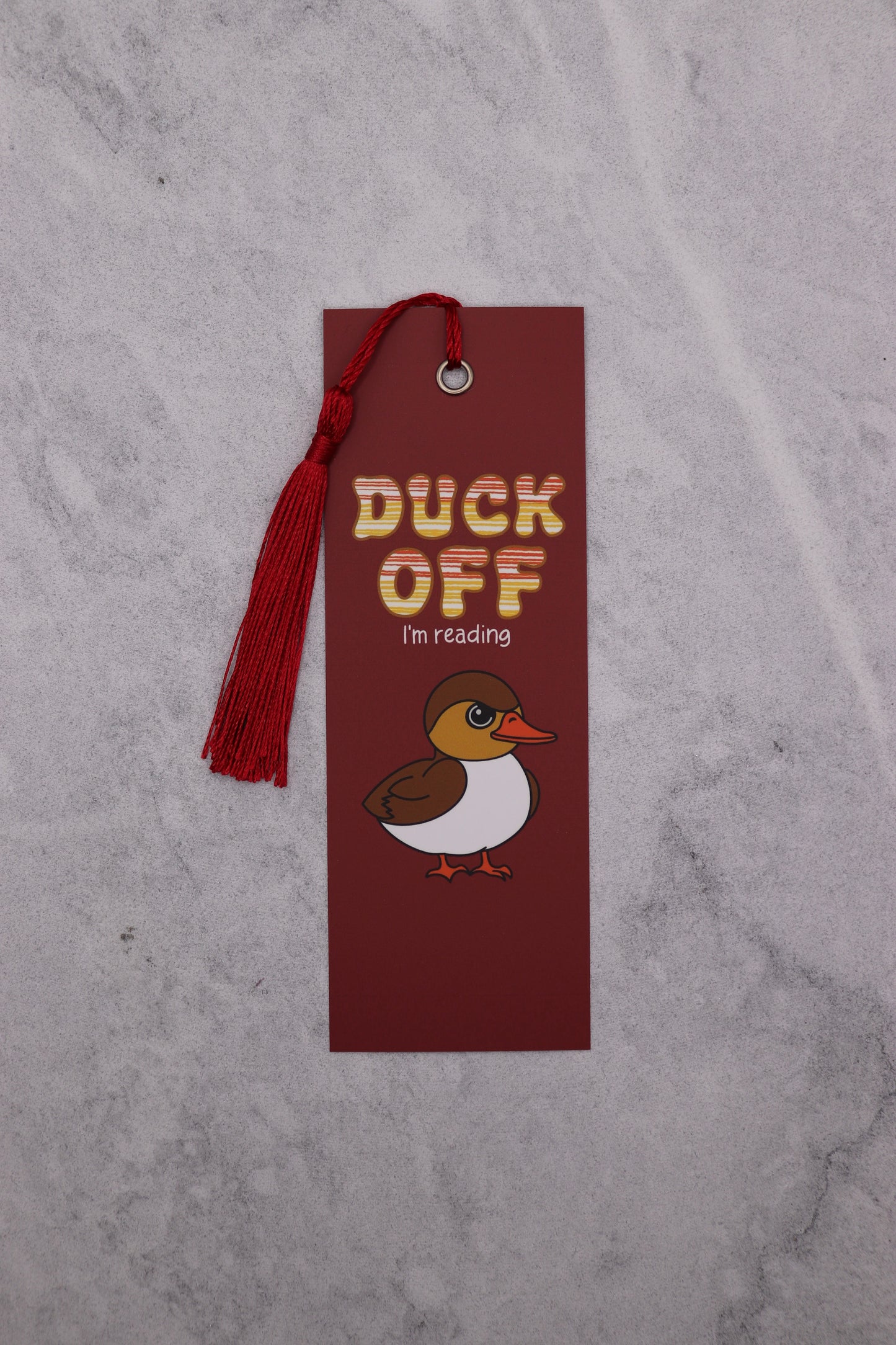 Duck Off, I'm Reading Bookmark