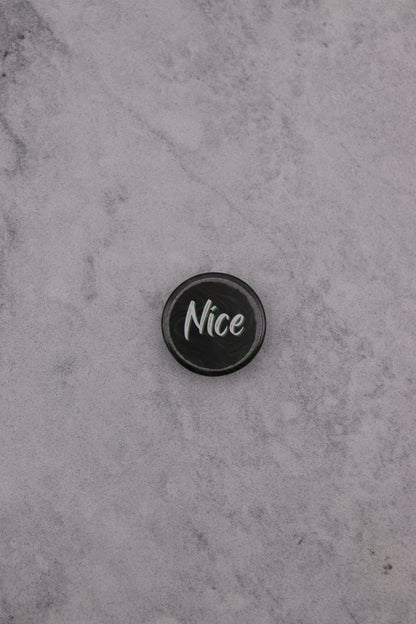 Christmas Nice Button Badge
