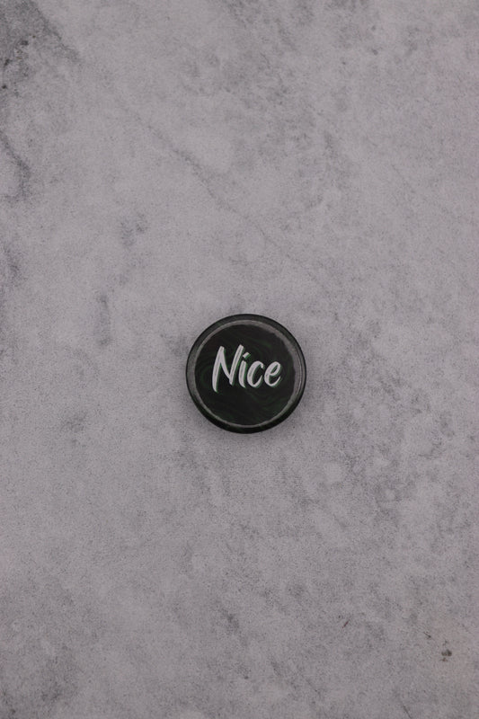 Christmas Nice Button Badge
