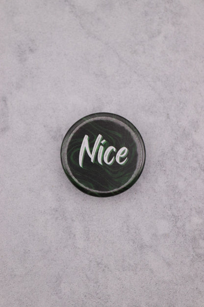 Christmas Nice Button Badge