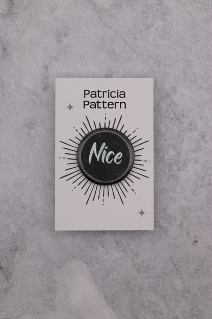 Christmas Nice Button Badge