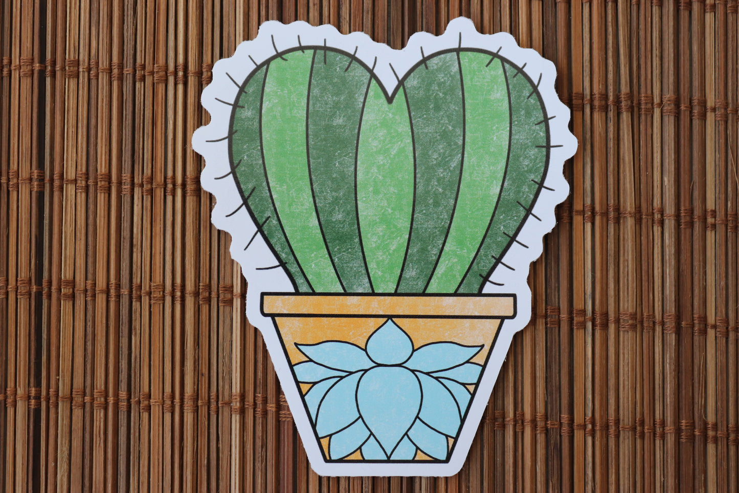 Cactus Plant Pot Sticker